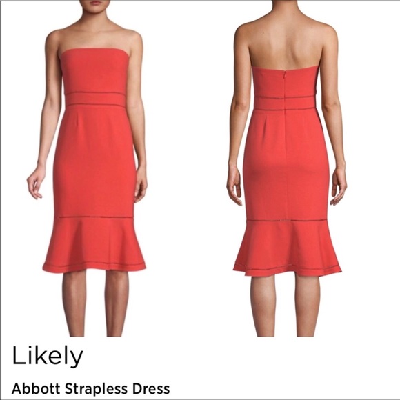 Likely Dresses & Skirts - LIKELY Abbott strapless dress NWT 8